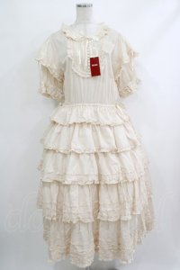 PINK HOUSE / ローンフリルワンピース  生成り H-25-10-19-1004-LO-OP-NS-ZH