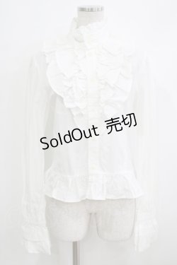 画像1: ALICE and the PIRATES / コーデリアブラウス Mens オフ H-25-10-19-1041-PA-BL-NS-ZH
