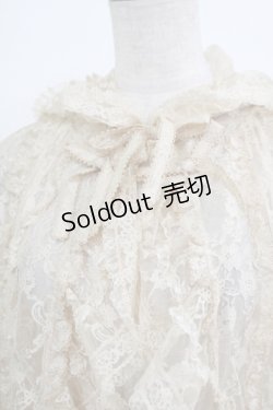 画像4: PINK HOUSE / フラワーラッセルフードブラウス  生成り H-25-10-19-1042-LO-BL-NS-ZH