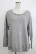 Franche Lippee / バックフリルトップス M グレー H-25-10-19-1049-LO-TO-NS-ZH