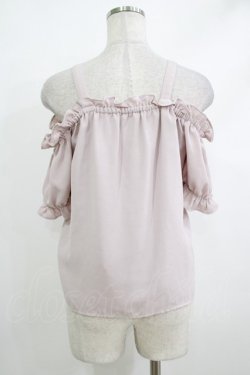 画像3: Ank Rouge / はしごリボンオフショルパフブラウス Free M H-25-10-19-1050-CA-BL-NS-ZH