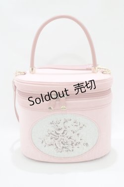 画像2: an another angelus / フレームローズ刺繍バニティバッグ  ピンク H-25-10-19-1051-CA-BG-NS-ZH