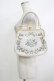 画像1: an another angelus / リボンローズ刺繍がま口バッグ  IVORY H-25-10-19-1052-CA-BG-NS-ZH (1)
