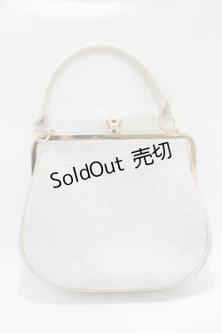 画像3: an another angelus / リボンローズ刺繍がま口バッグ  IVORY H-25-10-19-1052-CA-BG-NS-ZH