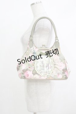 画像1: LOLITAその他 / TELL ME/ローズガーデン×トワルドジュイ あおりがま口バッグ  グリーン H-25-10-19-1053-LO-BG-NS-ZH