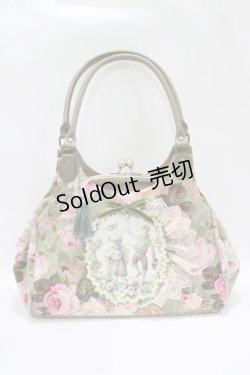 画像2: LOLITAその他 / TELL ME/ローズガーデン×トワルドジュイ あおりがま口バッグ  グリーン H-25-10-19-1053-LO-BG-NS-ZH