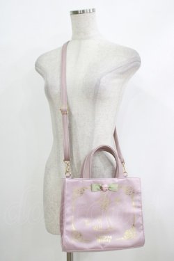 画像1: Maison de FLEUR / Aurora/2Wayトートバッグ  ピンク H-25-10-19-1054-LO-BG-NS-ZH