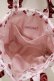 画像3: Maison de FLEUR / サクランボフリルハンドルトートバッグ  ピンク H-25-10-19-1055-LO-BG-NS-ZH (3)