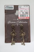 Kurumi Collaboration / CLK*カギイヤリング  アンティークゴールド H-25-10-19-1064-GO-AC-NS-ZH