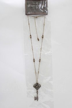 画像2: Kurumi Collaboration / CLK*カギネックレス  アンティークゴールド H-25-10-19-1066-GO-AC-NS-ZH