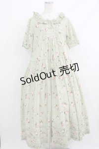 PINK HOUSE / ブロッサムローズプリントワンピース  ミント H-25-10-19-1006-LO-OP-NS-ZH