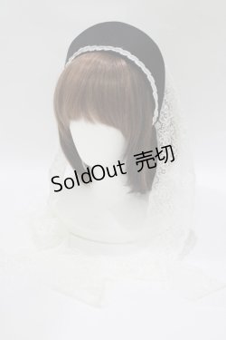 画像1: marcHenTica / ル・レザンココシニクカチューシャ(バブーシュカタイプ)  ブラック H-25-10-19-1072-LO-AC-NS-ZH