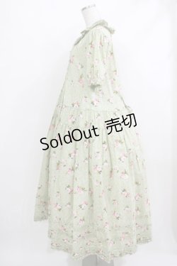 画像2: PINK HOUSE / ブロッサムローズプリントワンピース  ミント H-25-10-19-1006-LO-OP-NS-ZH