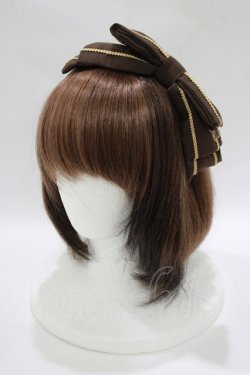 画像1: metamorphose / セーラーリボンカチューシャ  ブラウン H-25-10-19-1073-ME-AC-NS-ZH