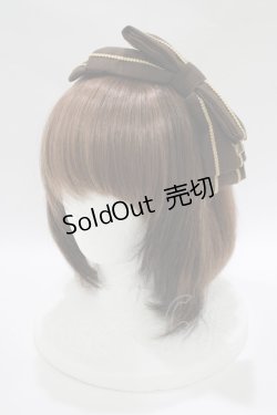 画像1: metamorphose / セーラーリボンカチューシャ  ブラウン H-25-10-19-1073-ME-AC-NS-ZH