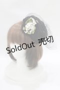 Hoshibako Works / Ms.リリー・ウィリーのピルボックスハット  ブラック H-25-10-19-1075-LO-AC-NS-ZH
