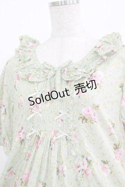 画像4: PINK HOUSE / ブロッサムローズプリントワンピース  ミント H-25-10-19-1006-LO-OP-NS-ZH