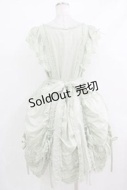 画像3: PINK HOUSE / ローズレース使いローンエプロンドレス  ミント H-25-10-19-1007-LO-OP-NS-ZH