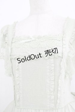 画像4: PINK HOUSE / ローズレース使いローンエプロンドレス  ミント H-25-10-19-1007-LO-OP-NS-ZH