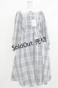 m petit by misako / サンリオキャラクターズコラボ シナモロール ワンピース M ブルー H-25-10-19-1012-LO-OP-NS-ZH