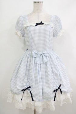 画像1: Innocent World / エミリエンヌワンピース M サックス H-25-10-19-1013-IW-OP-NS-ZH