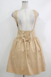 Amavel / ダブルボタンジャンパースカート Free ベージュ H-25-10-19-1014-CA-OP-NS-ZH