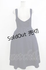 Fi.n.t / ダブル釦ディープネックジャンパースカート Free NAVY H-25-10-19-1016-CA-OP-NS-ZH