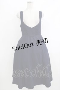 Fi.n.t / ダブル釦ディープネックジャンパースカート Free NAVY H-25-10-19-1016-CA-OP-NS-ZH