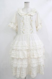 PINK HOUSE / ポルカドットチュール使いワンピース Free オフ H-25-10-19-1002-LO-OP-NS-ZH