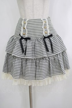 画像1: Angelic Pretty / ホイップギンガムスカート Free ブラック H-25-10-19-1019-AP-SK-NS-ZH