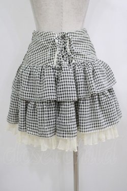 画像3: Angelic Pretty / ホイップギンガムスカート Free ブラック H-25-10-19-1019-AP-SK-NS-ZH