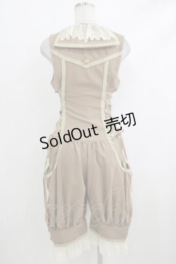 画像3: ALICE and the PIRATES / 時計ウサギのサロペット Free ベージュ H-25-10-19-1023-PA-OP-NS-ZH