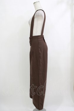 画像2: Fi.n.t / ダブル釦ハイウエストサスペンダー付きパンツ Free Brown H-25-10-19-1024-CA-OP-NS-ZH