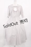 m petit by misako / MSKストライプフレアワンピース M ピンク H-25-10-19-008-LO-OP-NS-ZH