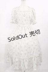 m petit by misako / AOKハナガラスクエアワンピース M 生成り H-25-10-19-009-LO-OP-NS-ZH