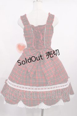 画像3: BABY,THE STARS SHINE BRIGHT / 裾スカラップタータンチェックジャンパースカートセット Free エンジ H-25-10-19-002-BA-OP-NS-ZH