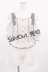 Honey Cinnamon / 肩ベルトブラウス Free ピンク H-25-10-19-026-LO-BL-NS-ZH