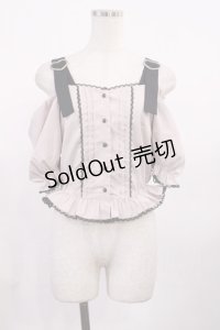 Honey Cinnamon / 肩ベルトブラウス Free ピンク H-25-10-19-026-LO-BL-NS-ZH