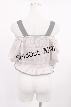 画像2: Honey Cinnamon / 肩ベルトブラウス Free ピンク H-25-10-19-026-LO-BL-NS-ZH