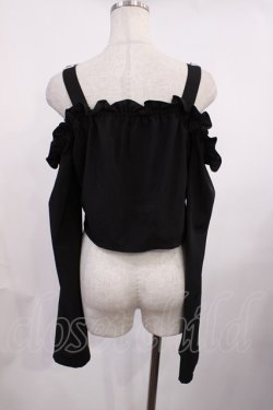 画像2: Jamie エーエヌケー / オフショルワイドスリープ M ブラック H-25-10-19-027-LO-BL-NS-ZH