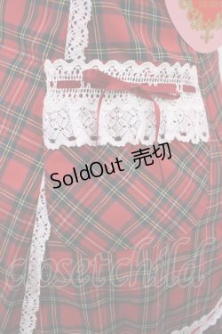 画像5: BABY,THE STARS SHINE BRIGHT / 裾スカラップタータンチェックジャンパースカートセット Free エンジ H-25-10-19-002-BA-OP-NS-ZH