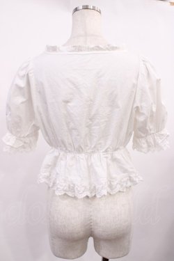画像2: Honey Cinnamon / レースアップブラウス Free オフ H-25-10-19-031-LO-BL-NS-ZH