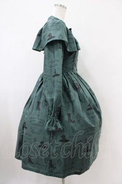 画像3: Melody BasKet / Magical Fortuneケープ風ワンピース M グリーン H-25-10-20-1034-LO-OP-KB-ZH