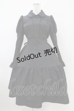 画像1: MIHO MATSUDA / [Secret of Twins]ワンピース・ギルデ  ブラック H-25-10-20-1035-GO-OP-KB-ZH