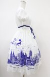 画像3: Moi-meme-Moitie / サイレントムーンワンピース(ミニ丈)  white x blue H-25-10-20-1037-MO-OP-KB-ZH (3)