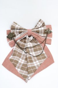 星箱works / ローズハンティングリボンタイ  ピンク H-25-10-20-1006-PU-ZA-KB-ZH