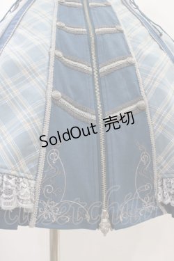 画像4: OZZ ANGELO / ローズハンティングジップスカート  ブルー H-25-10-20-1044-OO-SK-KB-ZH