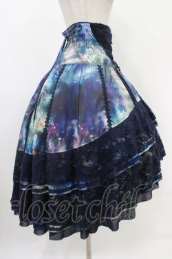 画像3: Rozen Kavalier / プリントハイウエストフィッシュテールスカートスカート  紺 H-25-10-20-1045-OO-SK-KB-ZH