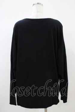 画像2: CIVARIZE / Lipプリントカットソー 46 黒 H-25-10-20-1053-GO-TO-KB-ZH