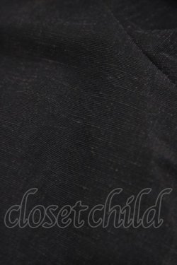 画像3: MARBLE / バラコサージュ付きクラシカルタイブラウス  ブラック H-25-10-20-1059-GO-BL-KB-ZH